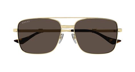 gucci gg1441s|Gucci Men's Gg1441s Gold Rectangle Sunglasses .